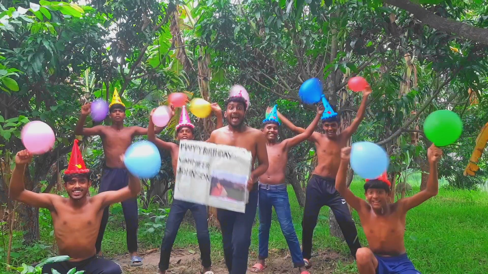 🎄Dance Greetings From Bangladesh's Jungle (1 - 3 days regular delivery)