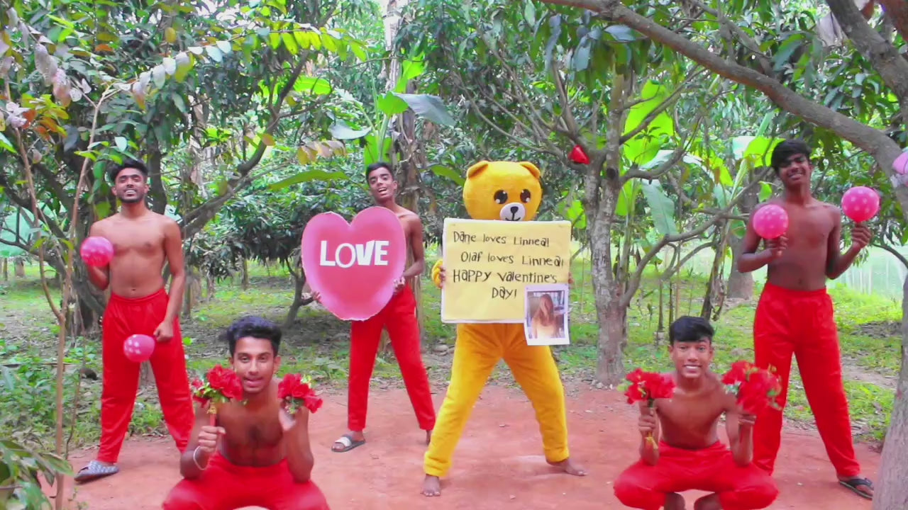 💝Dance Greetings From Bangladesh's Jungle (1 - 2 days regular delivery)